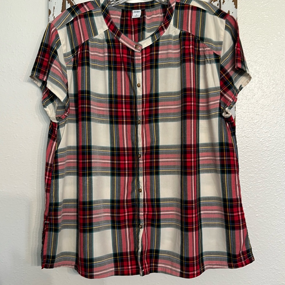 Old Navy Plaid top
